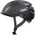 ABUS Fahrradhelm PURL-Y ACE mit LED-Licht – geeignet Fahrten auf E-Bike und S-Pedelec – trendiger NTA-Schutzhelm für Erwachsene und Jugendliche – Dunkelgrau, Größe L (57-61 cm)