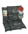 GO-DE Textil Bequeme und attraktive Polsterauflagen für Niederlehner-Gartenstühle (2er-Set, Stempel anthrazit, Niederlehner)