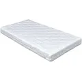 Baby-Delux Babybettmatratze Matratze Kinderbettmatratze Weiß 140x70x9cm gesteppt - Weiß
