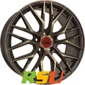 4x MAM RS4 black edition 8x18" ET40 LK5 114.3 ML 72.6 Alufelgen 18 Zoll