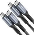 Nimaso USB C Kabel [2 Pack 2M],USB C zu USB C Ladekabel [20V/3A/60W], USB Typ C