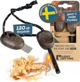 LIGHT MY FIRE Feuerstahl Outdoor Scout 2-In-1 Mit Notfallpfeife, Feuerstahl Surv