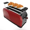 CECOTEC 04827 - Vertikaler Toaster Toastin' time 1500 Red - Silber