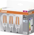 Osram LED Leuchtmittel E27 3er Pack Base Classic 11W klar kaltweiß