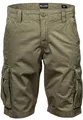 Amaci&Sons Herren Cargoshorts Männer Kurze Bermuda Hose Regular Fit 7027 Olive W40