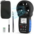 Anemometer digital Windmesser Windgeschwindigkeitsmesser Temperatur LCD Messg...