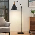 Stehleuchte Lindby, Trebale, Schwarz, für Wohnzimmer, Metall, Skandinavisch - 28 - 154
