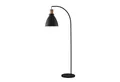 Lindby Stehlampe Trebale, Metall, Schwarz IP20, 1 x 60 W