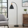 Lindby Trebale Stehleuchte Stehlampe Lampe Wohnzimmerlampe Leuchte schwarz ho121