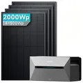 Anker SOLIX Solarbank 2 E1600 Pro mit 500Wp Bifaziales Solarmodul Basic Set - 2000Wp ‚Äì 4 Module üî•