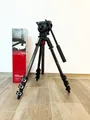 Wie neu! | Manfrotto Videostativ 190 Carbon QPL mit 500 Fluid-Video-Neiger | OVP