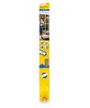 Schellenberg 70072 Fliegengitter Schiebetür Premium, Insektenschutz Tür zum Schieben mit Mittelstrebe für mehr Stabilität, Fiberglas-Gewebe, 120 x 240 cm, Weiß
