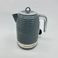Russell Hobbs Wasserkocher (1,7l, 2400W) Inspire Grau mit  Hochglanz-Struktur (S