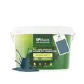 Veluxis Wandfarbe Blau Grau Petrol Matt Innenfarbe – Deckkraft Klasse 1, VOC-frei, Ohne Grundierung, Tropfarm – Wohnzimmer & Schlafzimmer – 2,5L (Blue Mussel)