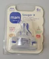 MAM Baby Trinksauger Sauger Größe X Flaschensauger 2er Pack  - Silikon 6+ Monate