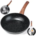 Bratpfanne Induktion Granit Pfanne 20 cm Black&Wood Serie VILDE 199059