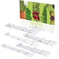 Saatband 5er Set (Karotten, Radieschen, Rucola, Feldsalat & Pflücksalat Samen)