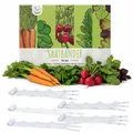 5m Saatband 5er Set bestehend aus Karotten, Radieschen, Rucola, Feldsalat & P...