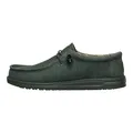 HEYDUDE Men Wally Stretch Canvas Deep Green Casual Moccasin 44 EU