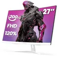 27" Curved Gaming Monitor, FHD 1920x1080P, 200Hz Computer Monitor, 1800R VA S...