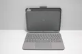 Logitech Combo Touch Case, Abnehmbarer Tastatur für iPad 10. Gen DEU QWERTZ Grau