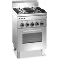 SARO Gasherd+Elektroofen+Grill, 4 Br., 600 Line, G4SFE6