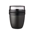 Mepal | Lunchpot mini Ellipse | To-Go Snacks | vielseitig | 300 ml | Nordic Blac