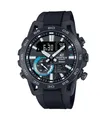 Herrenuhr CASIO EDIFICE ECB-40PB-1AEF Chrono Silikon Schwarz Bluetooth