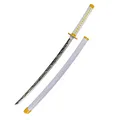 AMONT – Replik des Japanischen Katana aus Bambus – Agatsuma Zenitsu-Modell – Demon Slayer-Serie – 105 cm
