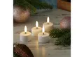 UYUNI Lighting LED-Kerze LED Mini Teelichter 4 Stück aufladbar 4cm Timer Außen Feier Tischdeko (4-tlg)
