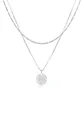 Kuzzoi Kette mit Anhänger Herren Layer Figaro Venezianer Plättchen 925 Silber