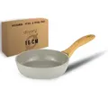 DIVORY Keramikpfanne 16cm | Induktion Pfanne mit Keramikbeschichtung | PTFE frei | Kleine Bratpfanne Keramik | Mini-Pfanne | Eierpfanne beschichtet