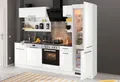 KOCHSTATION Küchenzeile KS-Tulsa, ohne E-Geräte, Breite 270 cm, schwarze Metallgriffe, MDF Fronten