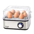 Eierkocher Adler 8 Eier Edelstahl 500W AD 4486