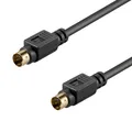 1 m SVHS Kabel S-Video 4 pol min DIN Stecker S-Video vergoldet Anschlusskabel TV
