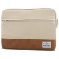 Johnny Urban Laptoptasche Canvas Laptophülle 13 Zoll beige|braun