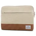 Johnny Urban MacBook Pro 13 (2020-2016) Hülle, MacBook Air (2020-2018) Tasche Beige Laptop Sleeve aus Baumwolle Laptoptasche fürs MacBook Pro 13, MacBook Air, 11-12 Zoll Notebooks