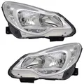Scheinwerfer Set für Opel Corsa D 2011- LWR Stellmotor Halogen Chrom