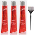 (96,50 EUR/l) Vitalitys Art 6-9 karamel 3 x100 ml + Färbepinsel Spezial