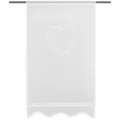 Schmidt Fensterbehang Corazon 90 x 100 cm Polyester Weiß