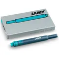 Lamy Füllerpatronen T10 türkis, Großraumpatronen, 5 Stück