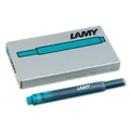 5 bis 80x LAMY Großraum-Tintenpatronen T10, türkis - SPARE BIS ZU 52%