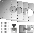 Einfache Installation: 4 Reparaturplatten + Schrauben, robust und langlebig
