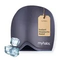 MyHalos® Migräne Maske - Migräne Kühlmaske - Wiederverwendbare Migräne Mütze & Kühlmaske Migräne zur Linderung von Kopfschmerzen - Formschlüssige Kältekompresse - Migraine Relief Cap