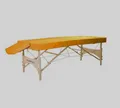 Clap TZU AYURVEDA SET SIENA Mobile Massageliege Ayurveda-Liege 202x80cm Gelb
