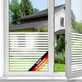 d-c-fix Fensterfolie Linia - 45 cm x 1,5 m – statische Sichtschutzfolie mit modernem Muster für Glasflächen – selbsthaftend, blickdicht, dekorativ