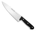 Arcos Serie Universal - Kochmesser - Klinge Nitrum Edelstahl 200 mm mit Alveolen - HandGriff Polyoxymethylen (POM) Farbe Schwarz