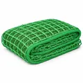 Wiltec Ladungssicherungsnetz 4x4m Grün Masche 4,5x4,5 cm Stärke 3 mm Polypropylen Transportnetz für Anhänger mit Randkördel Witterungsbeständig Ladung Sicherheit