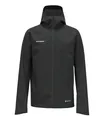 Mammut Hardshell-Wanderjacke Crater Light HS Hooded (wasserdicht, atmungsaktiv) schwarz Herren