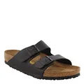 Birkenstock Classic Arizona Birko-Flor, Unisex-Erwachsene Pantoletten, Schwarz (Schwarz), 40 EU